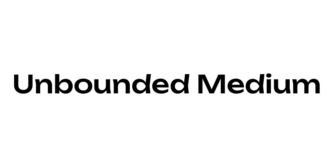 Unbounded Medium Font Preview