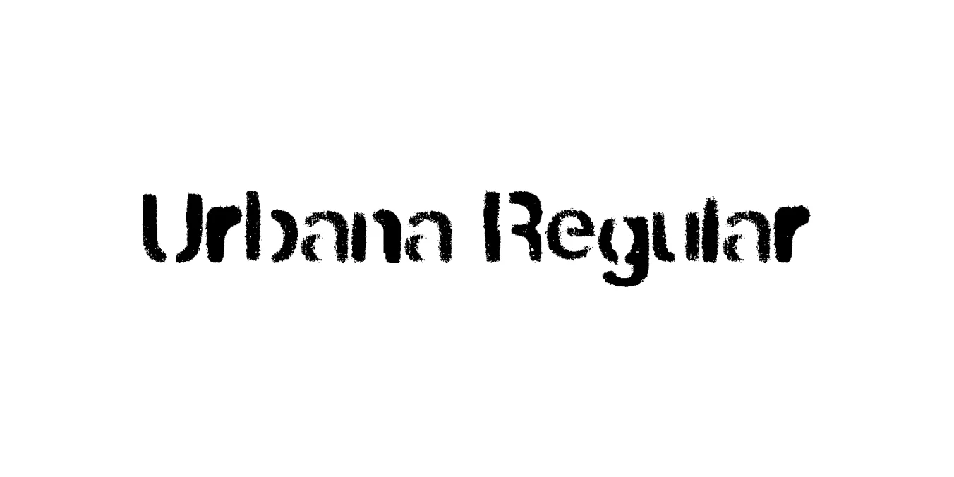 Urbana Regular Font Preview