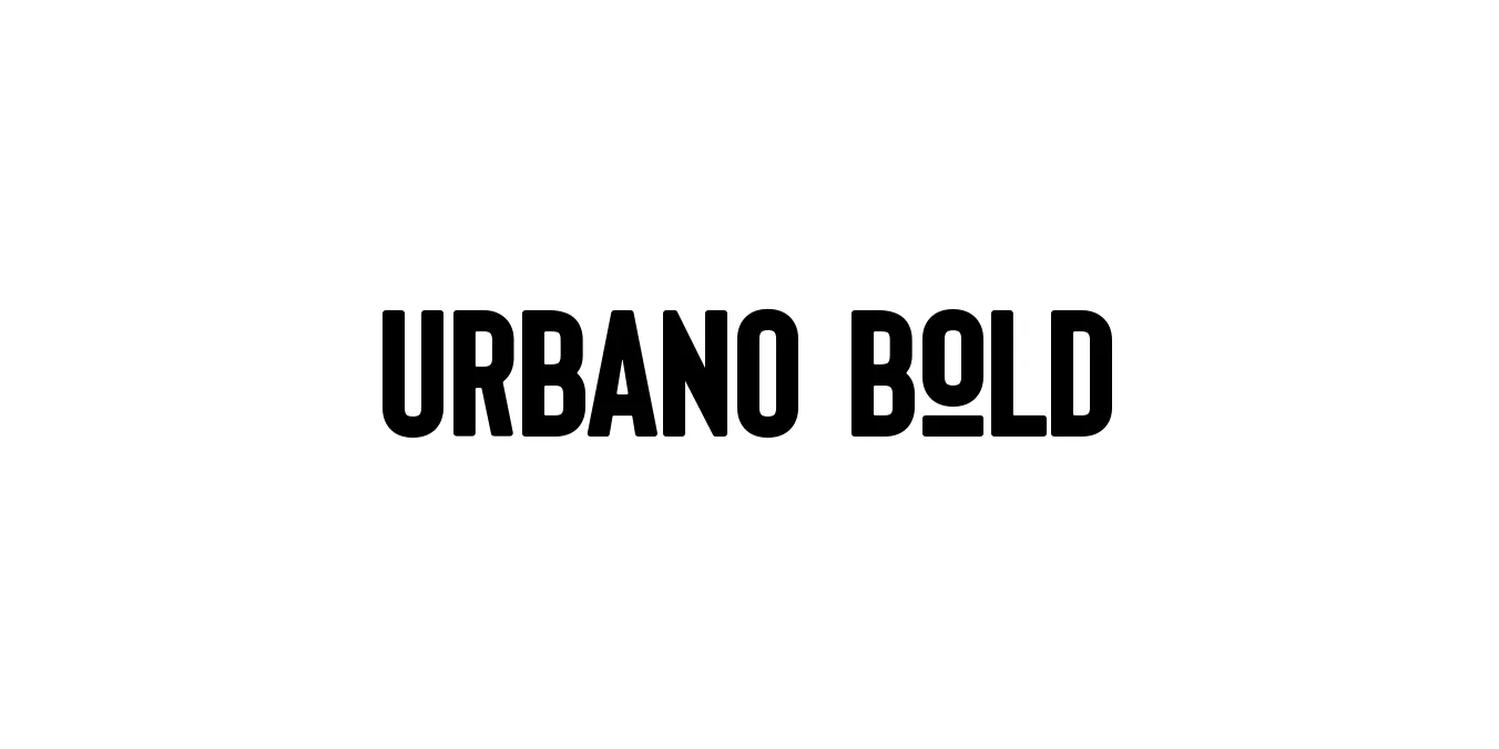 URBANO Bold Font Preview