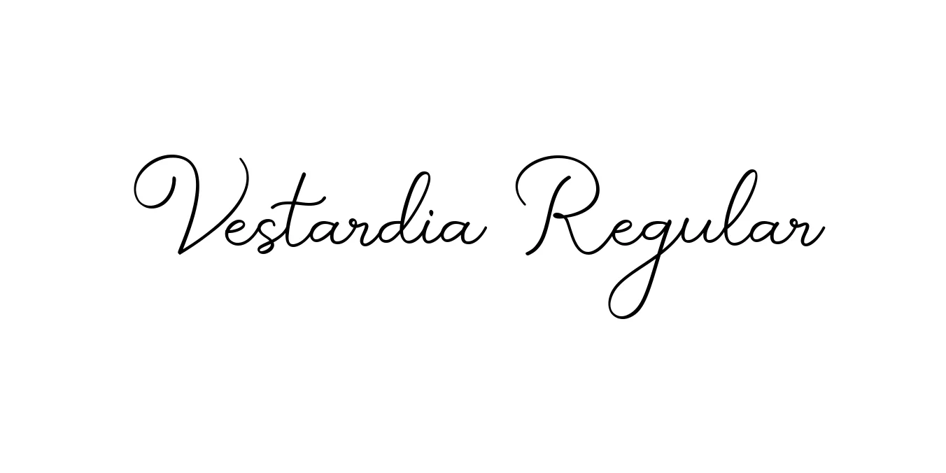 Vestardia Regular Font Preview