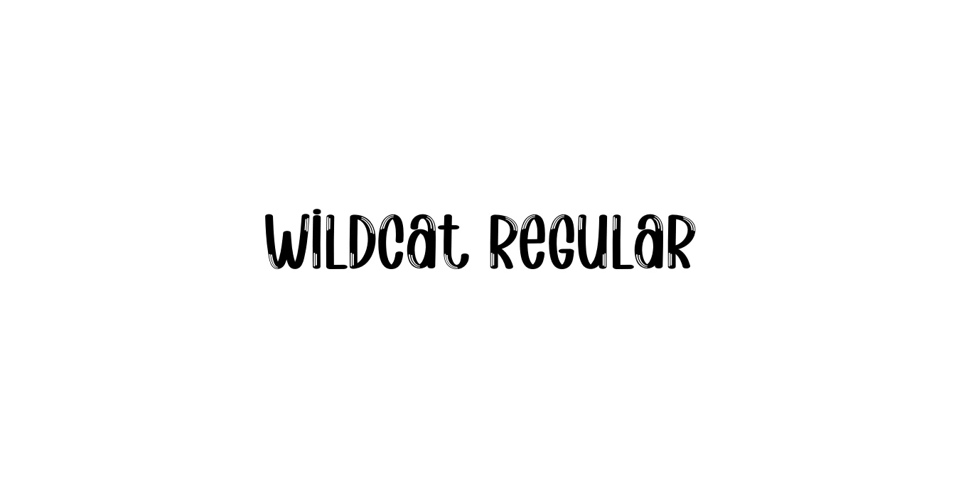 Wildcat Regular Font Preview