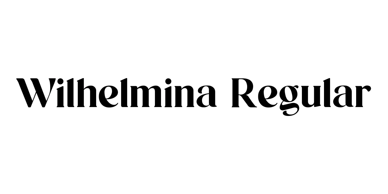Wilhelmina Regular Font Preview