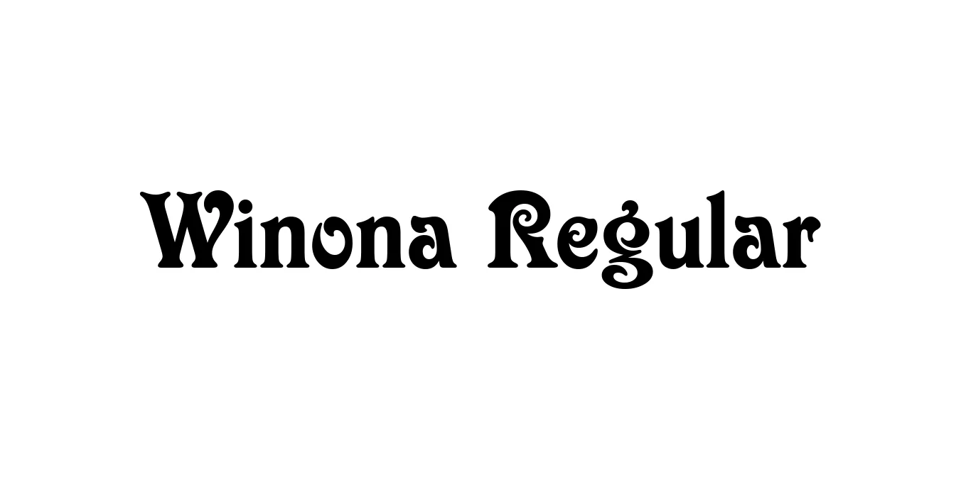Winona Regular Font Preview
