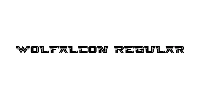 Wolfalcon Regular Font Preview