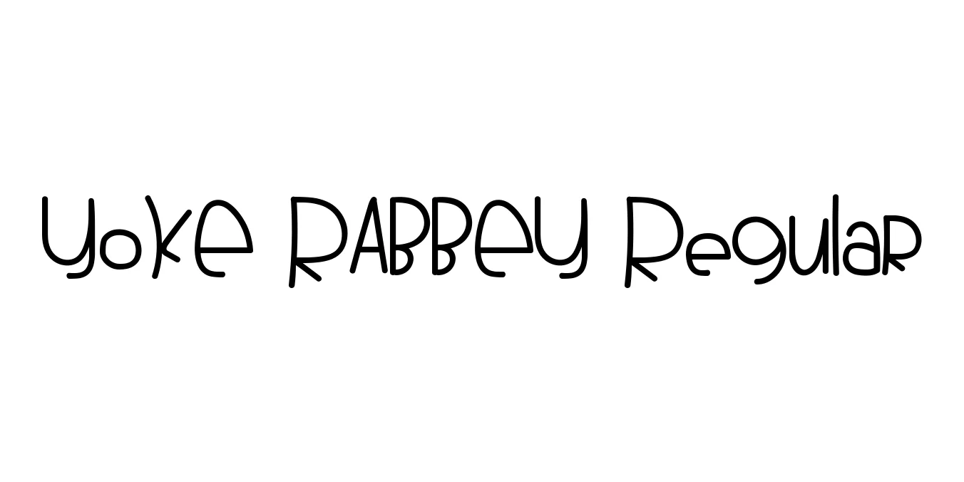 YOKE RABBEY Regular Font Preview