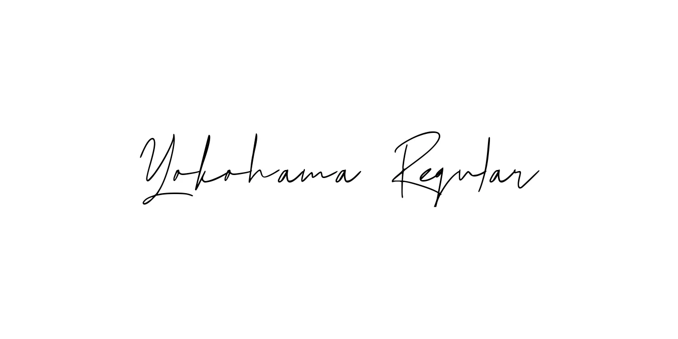 Yokohama Regular Font Preview