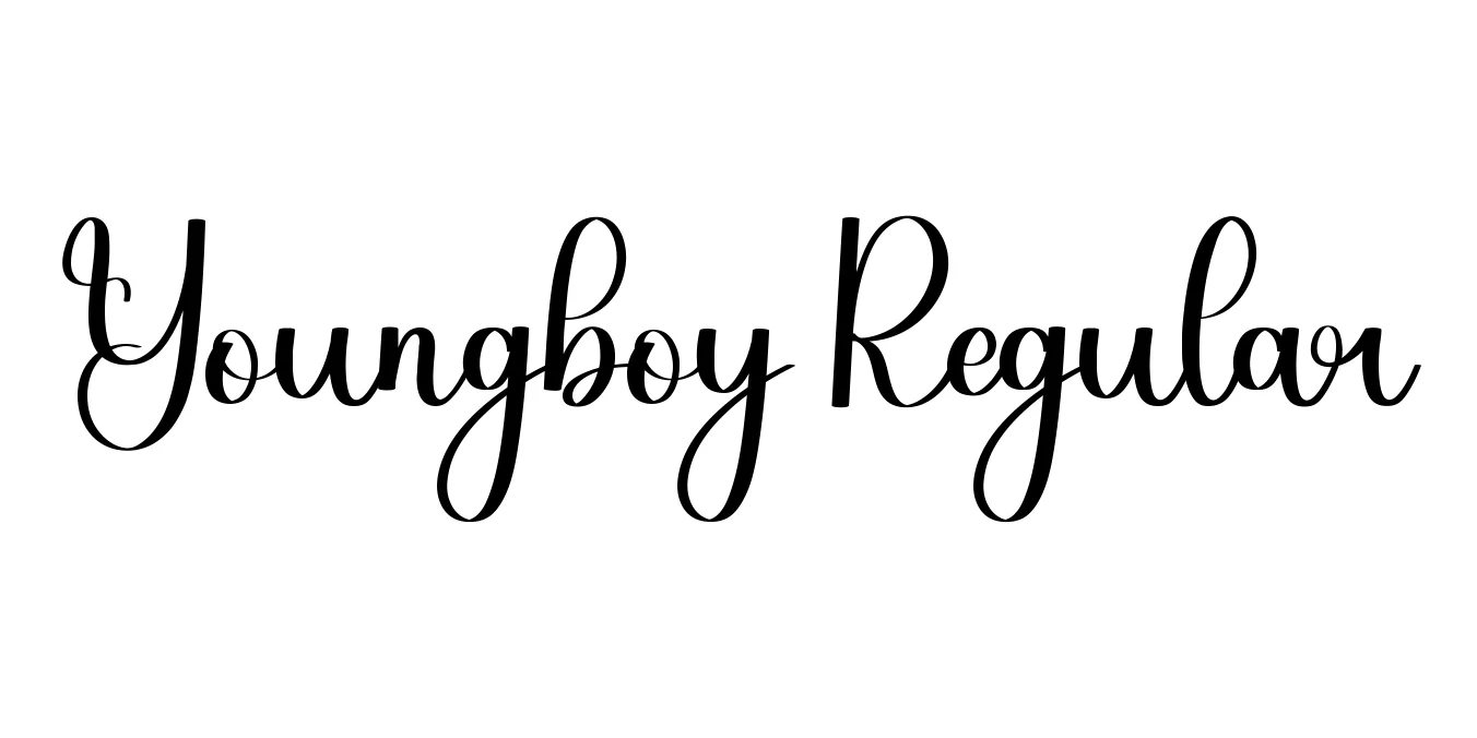 Youngboy Regular Font Preview