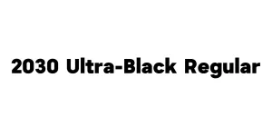 2030 Ultra-Black Regular Font