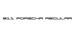911 Porscha Regular Font