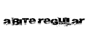 A bite Regular Font