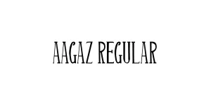 Aagaz Regular Font