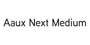 Aaux Next Medium Font