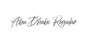 Abu Dhabi Regular Font