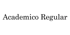 Academico Regular Font