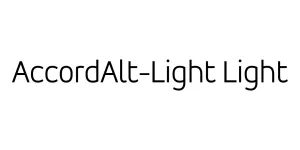 AccordAlt-Light Light Font