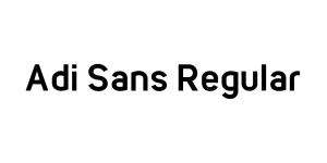 Adi Sans Regular Font