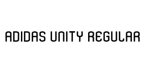Adidas Unity Regular Font