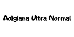 Adigiana Ultra Normal Font