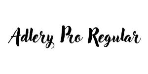 Adlery Pro Regular Font
