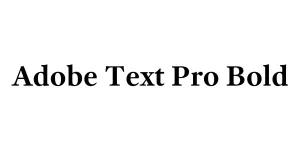 Adobe Text Pro Bold Font