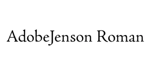AdobeJenson Roman Font