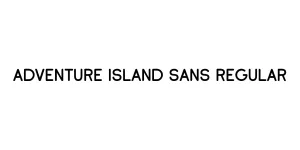 Adventure Island Sans Regular Font