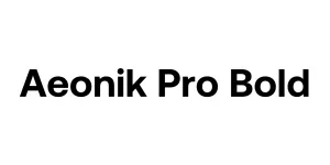 Aeonik Pro Bold Font