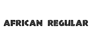African Regular Font