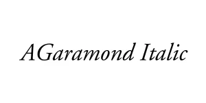 AGaramond Italic Font