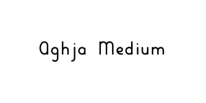 Aghja Medium Font