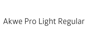 Akwe Pro Light Regular Font
