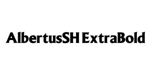 AlbertusSH ExtraBold Font