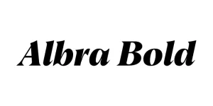 Albra Bold Font