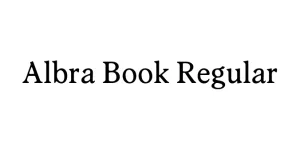 Albra Book Regular Font
