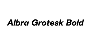 Albra Grotesk Bold Font