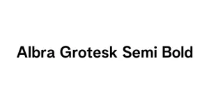 Albra Grotesk Semi Bold Font