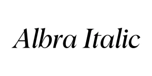 Albra Italic Font