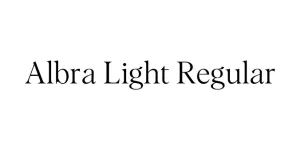 Albra Light Regular Font
