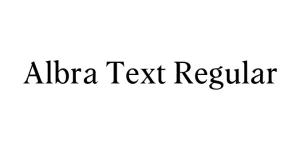 Albra Text Regular Font