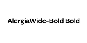 AlergiaWide-Bold Bold Font