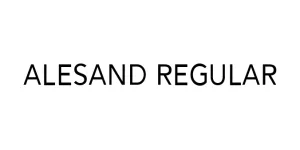 Alesand Regular Font