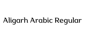 Aligarh Arabic Regular Font