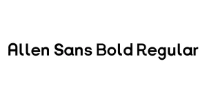 Allen Sans Bold Regular Font