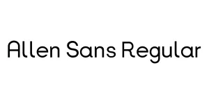 Allen Sans Regular Font