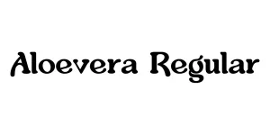 Aloevera Regular Font