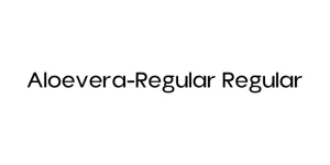 Aloevera-Regular Regular Font