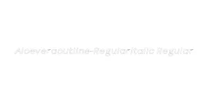 Aloeveraoutline-RegularItalic Regular Font