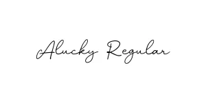 Alucky Regular Font