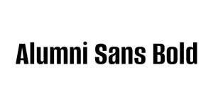 Alumni Sans Bold Font