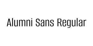 Alumni Sans Regular Font